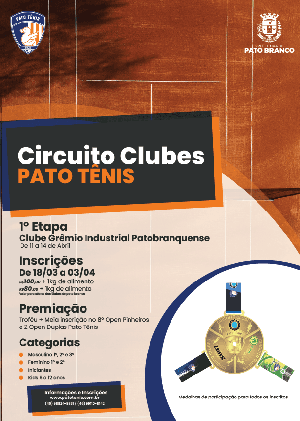 1 Torneio de Duplas - Pato Tenis