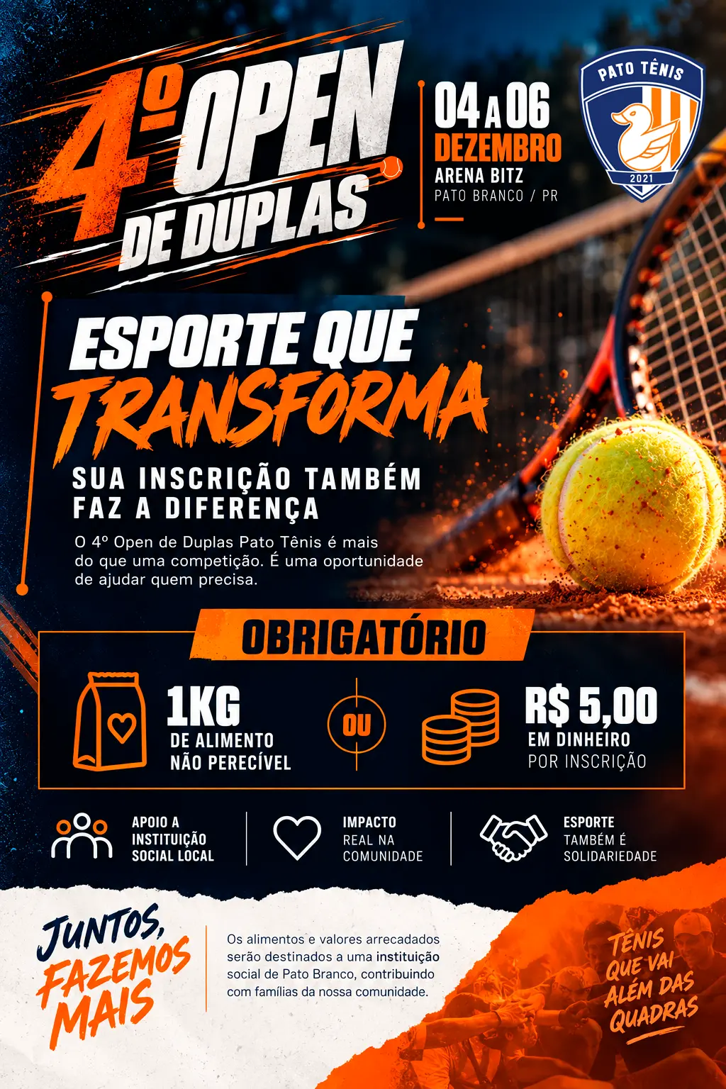 Informações sobre a contribuição social vinculada à inscrição